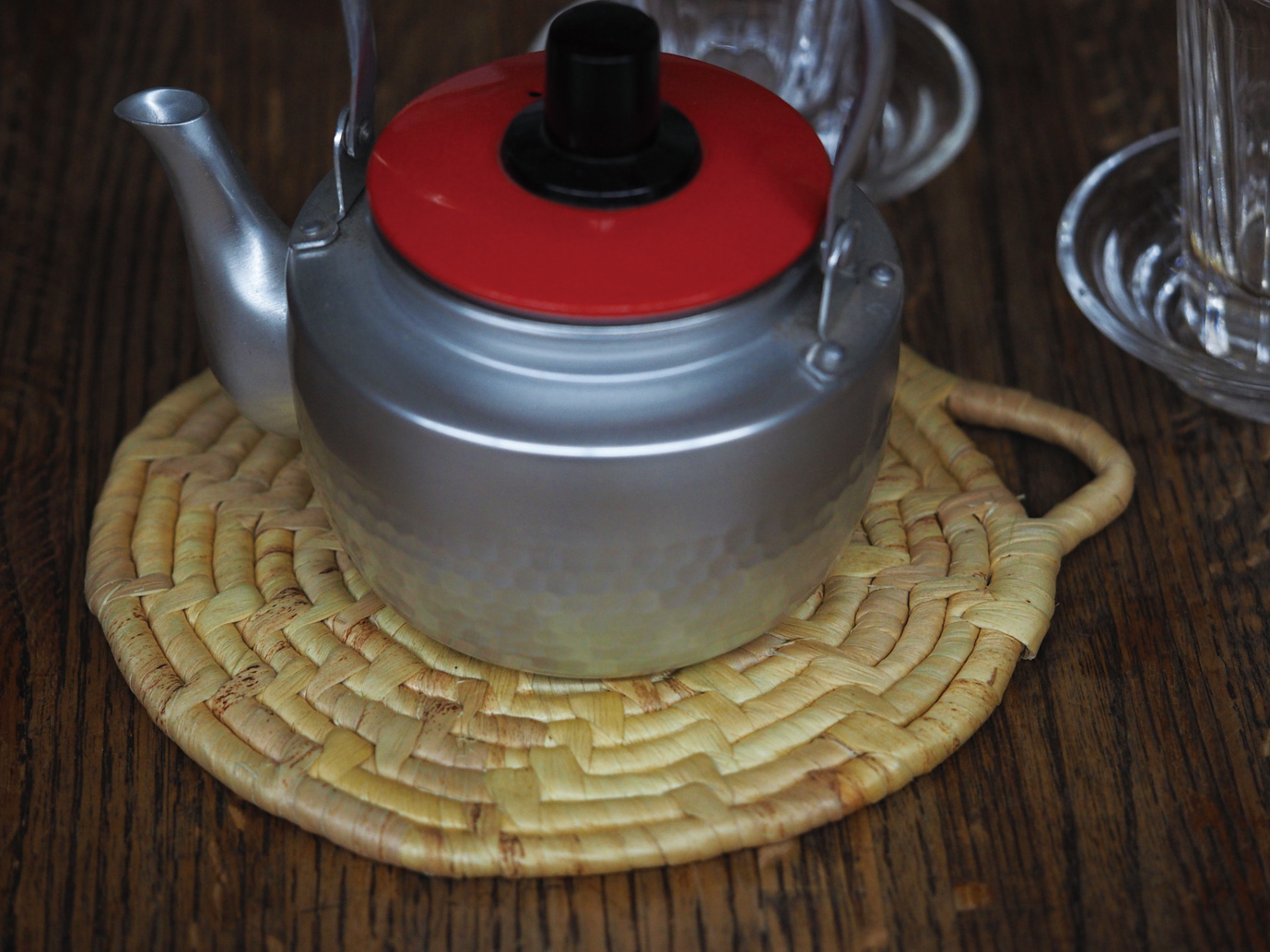 水草鍋敷きイメージ