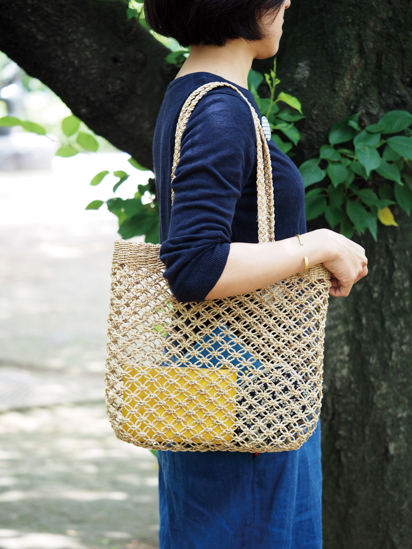 タイ花スカシバッグ