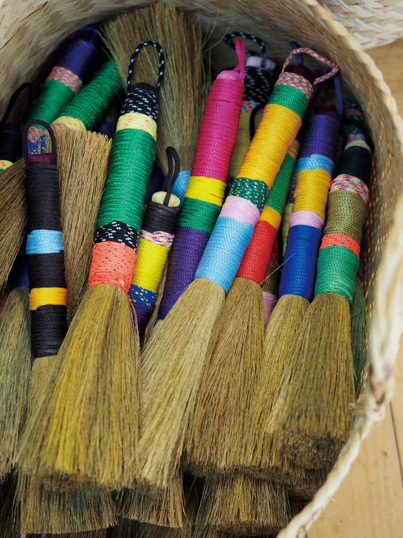 葦ぼうき・ぼうきミニ色サンプル