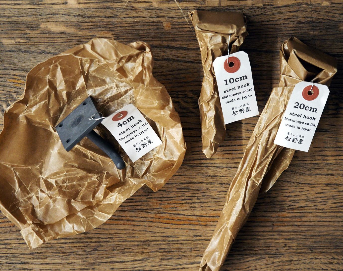 フックのパッケージ