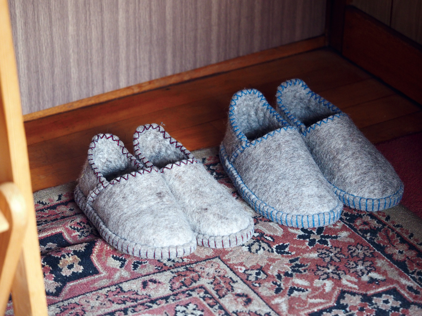 【新】モンゴルフェルトルームシューズブーツ型