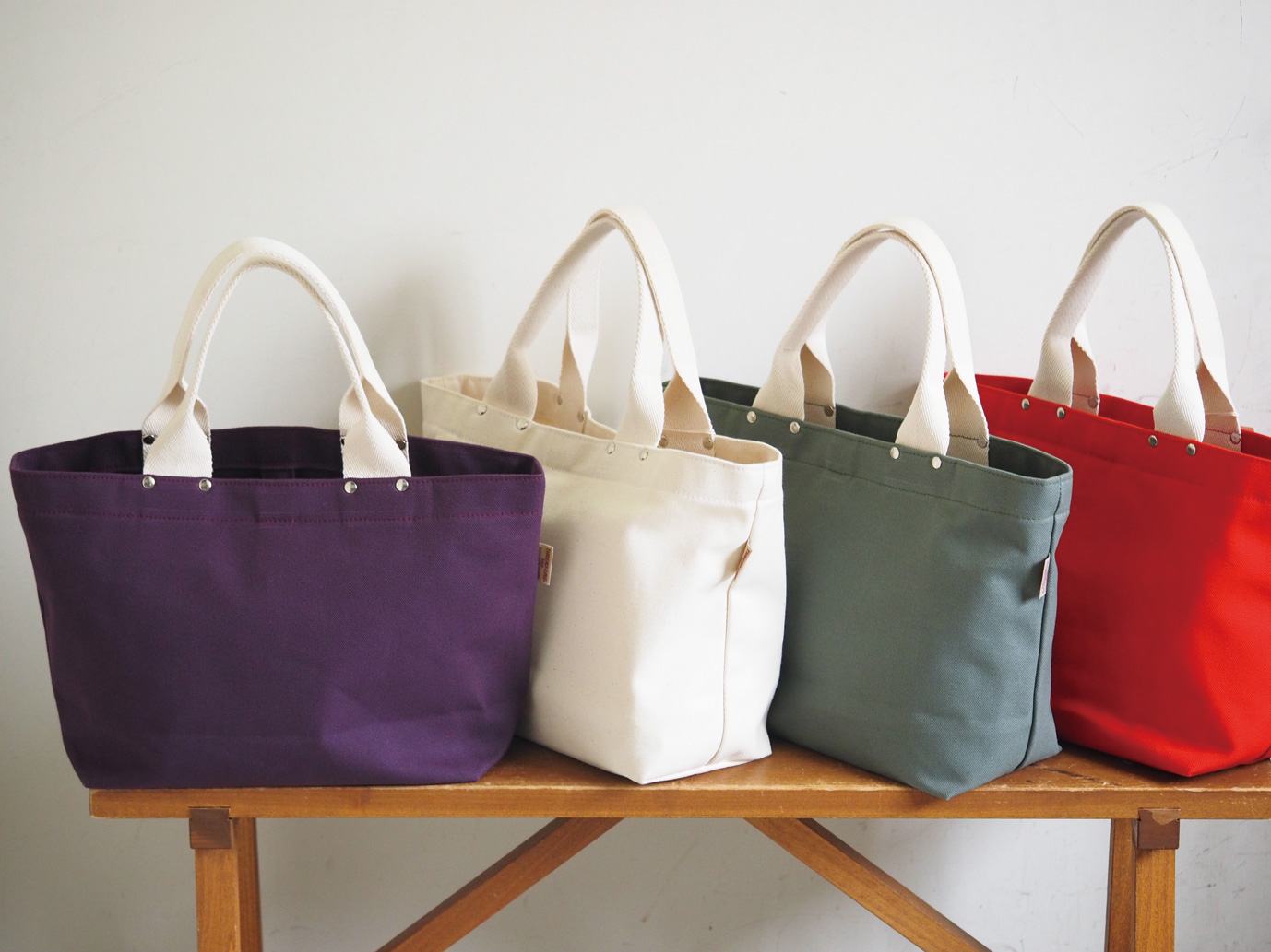 8号帆布ショッピングトート色