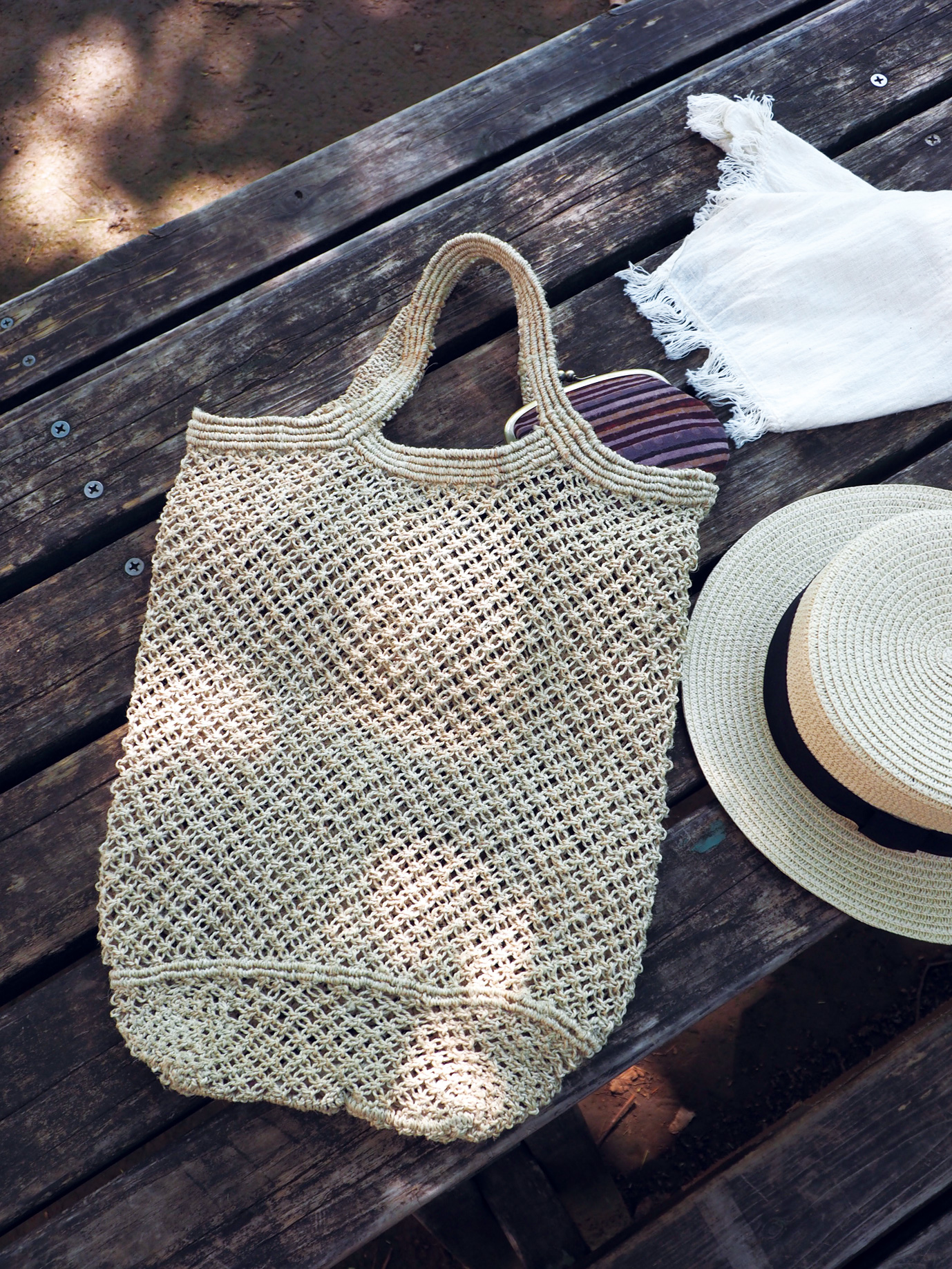 ジュートネットバッグM