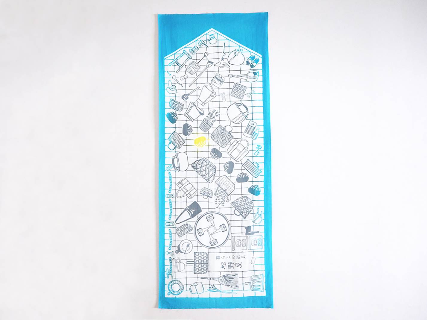 松野屋荒物手ぬぐい vol.1　空色