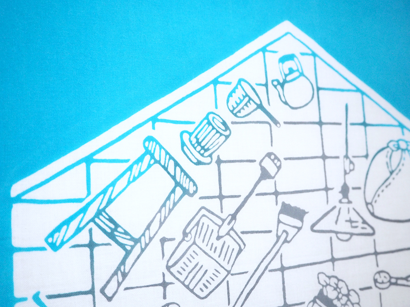 松野屋荒物手ぬぐい vol.1　空色